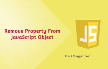 How to Remove a Property from a JavaScript Object